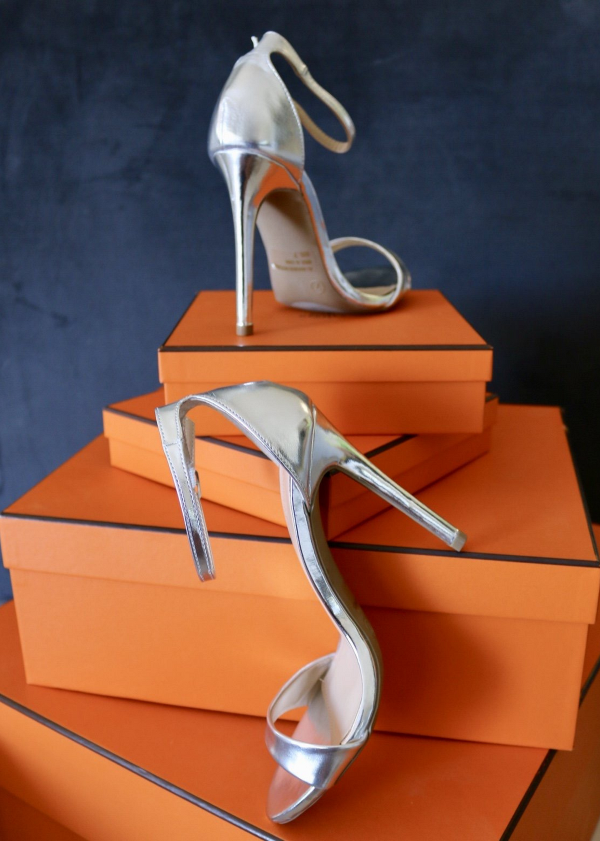 Ana Silver Heel — Shoes by Alexandria Brandao